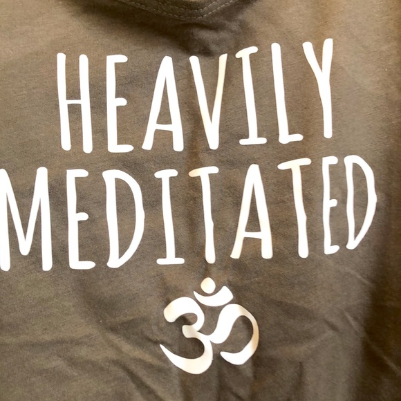 Heavily meditated Om symbol racer back tank top New without tags size medium - Picture 2 of 7